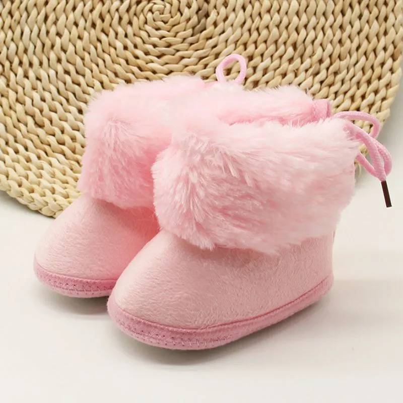 Baby Girls Soft Soled Winter Boots /Shoes