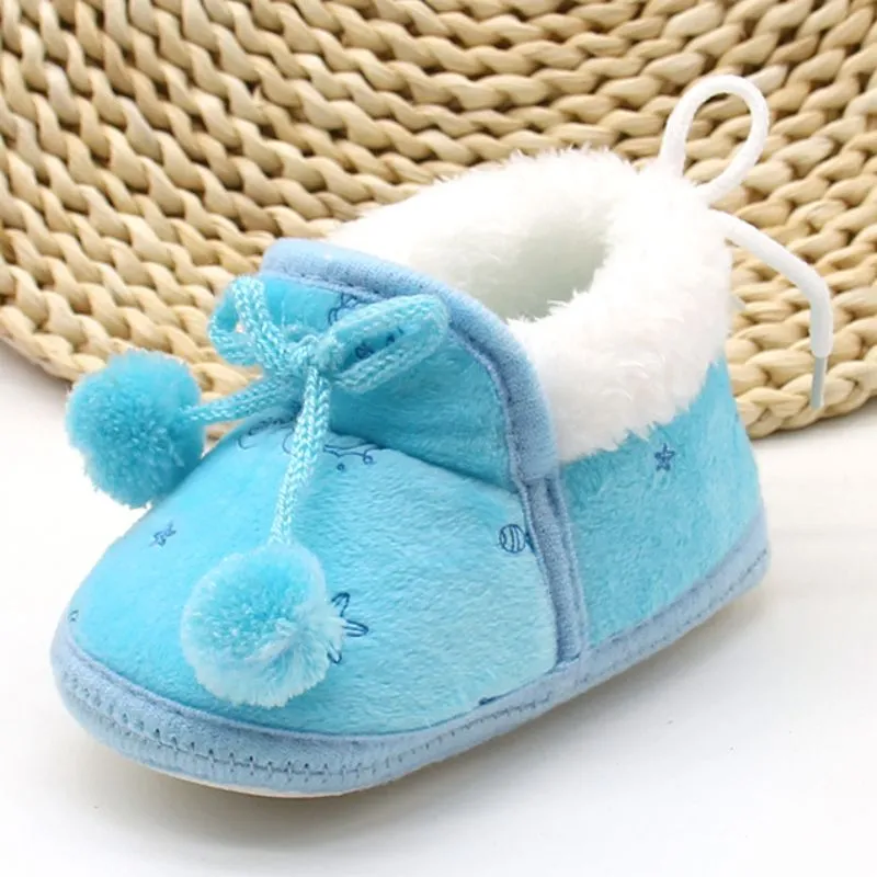 Baby Girls Soft Soled Winter Boots /Shoes