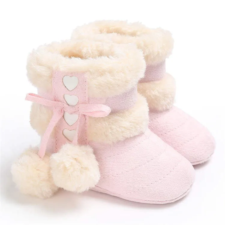 Baby Warm Soft Rubber Sole Snow Boots