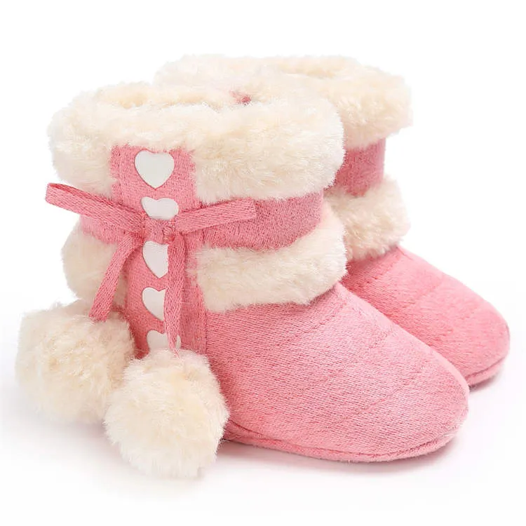 Baby Warm Soft Rubber Sole Snow Boots