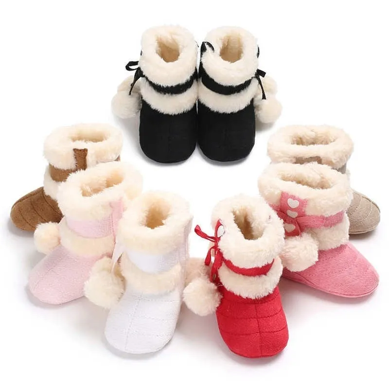 Baby Warm Soft Rubber Sole Snow Boots