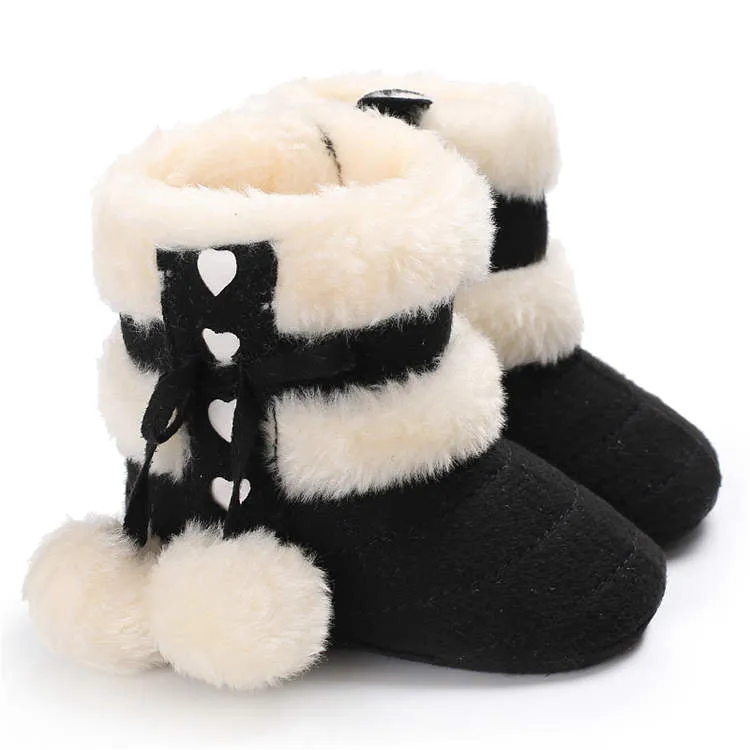 Baby Warm Soft Rubber Sole Snow Boots