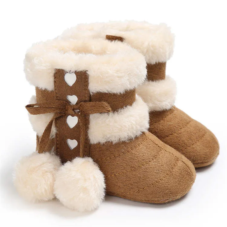 Baby Warm Soft Rubber Sole Snow Boots