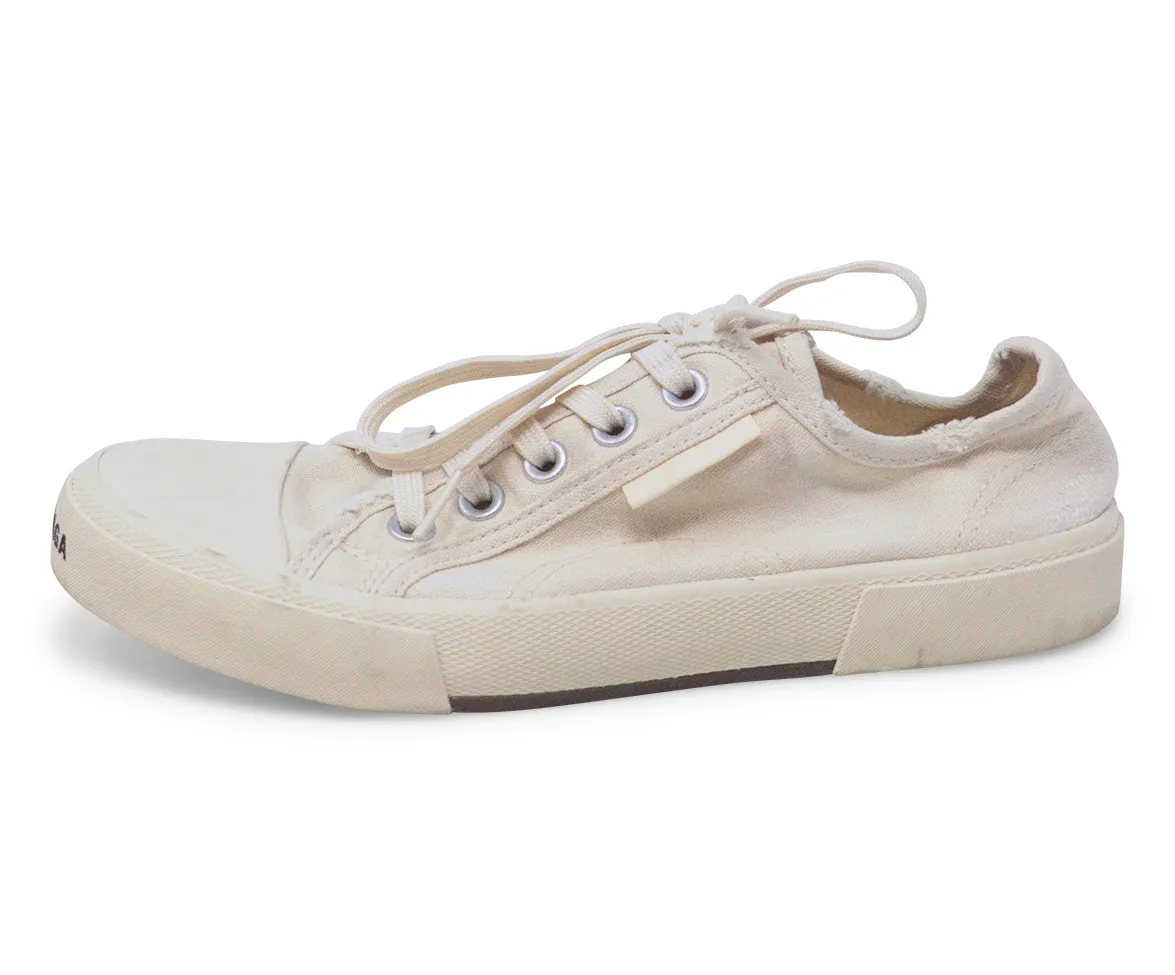 Balenciaga Beige Canvas Sneakers sz 8