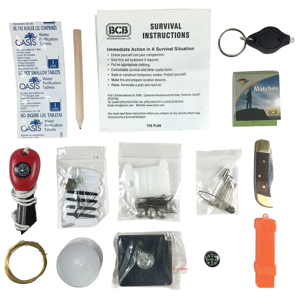 BCB Überlebensset Waterproof Survival Kit