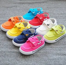 Boys sports shoes girls canvas flats children shoes kids sneakers