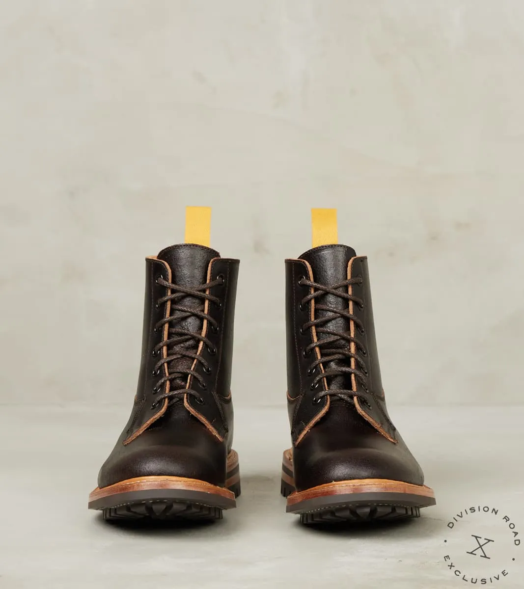 Burford Boot - 4497 - Commando - Horween Java Waxed Flesh