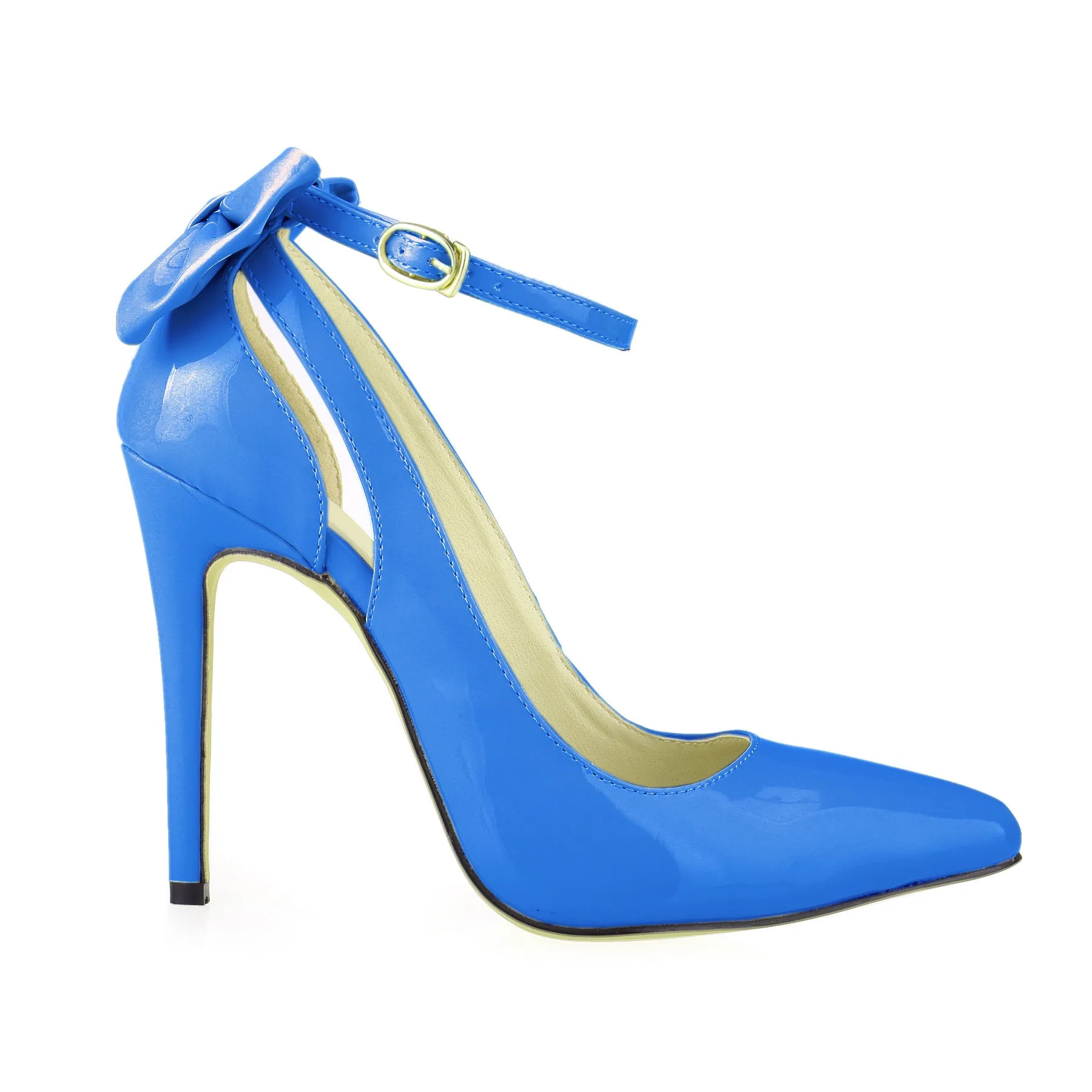 Butterfly Bow Pointed Toe High Heel Cutout Fashion Sandals