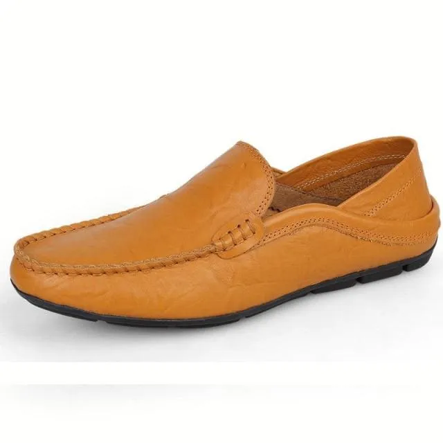 Casual Loafers Men Moccasins Leather Shoes