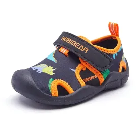 Closed-Toe Aquatic Sport Sandals for Kids Boys Girls