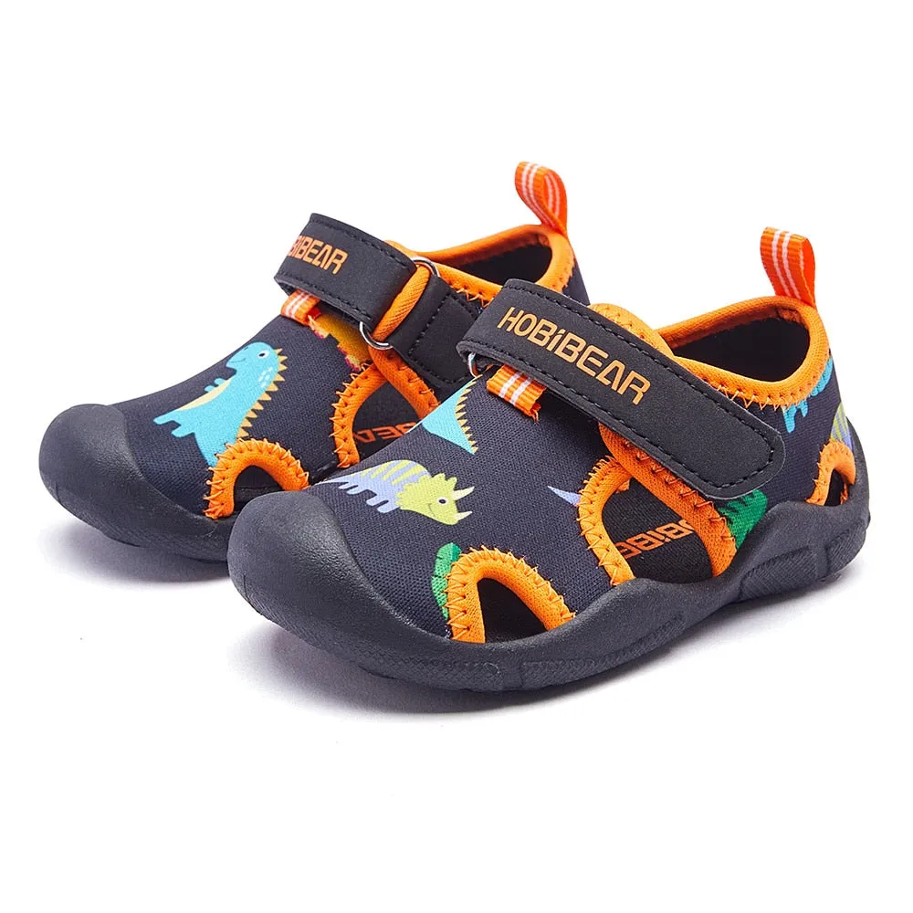 Closed-Toe Aquatic Sport Sandals for Kids Boys Girls