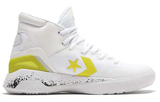 Converse G4 HI 169512C Men's White/Black/Lemon Basketball Sneakers Shoes C554