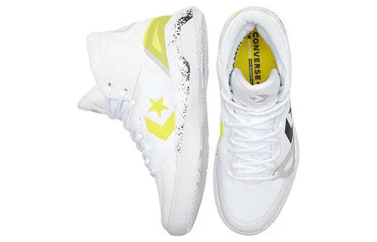 Converse G4 HI 169512C Men's White/Black/Lemon Basketball Sneakers Shoes C554