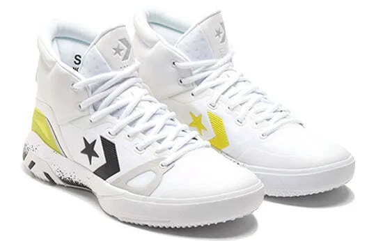 Converse G4 HI 169512C Men's White/Black/Lemon Basketball Sneakers Shoes C554