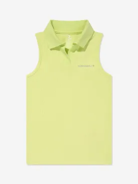 Converse Girls Polo Rib Tank Top in Yellow