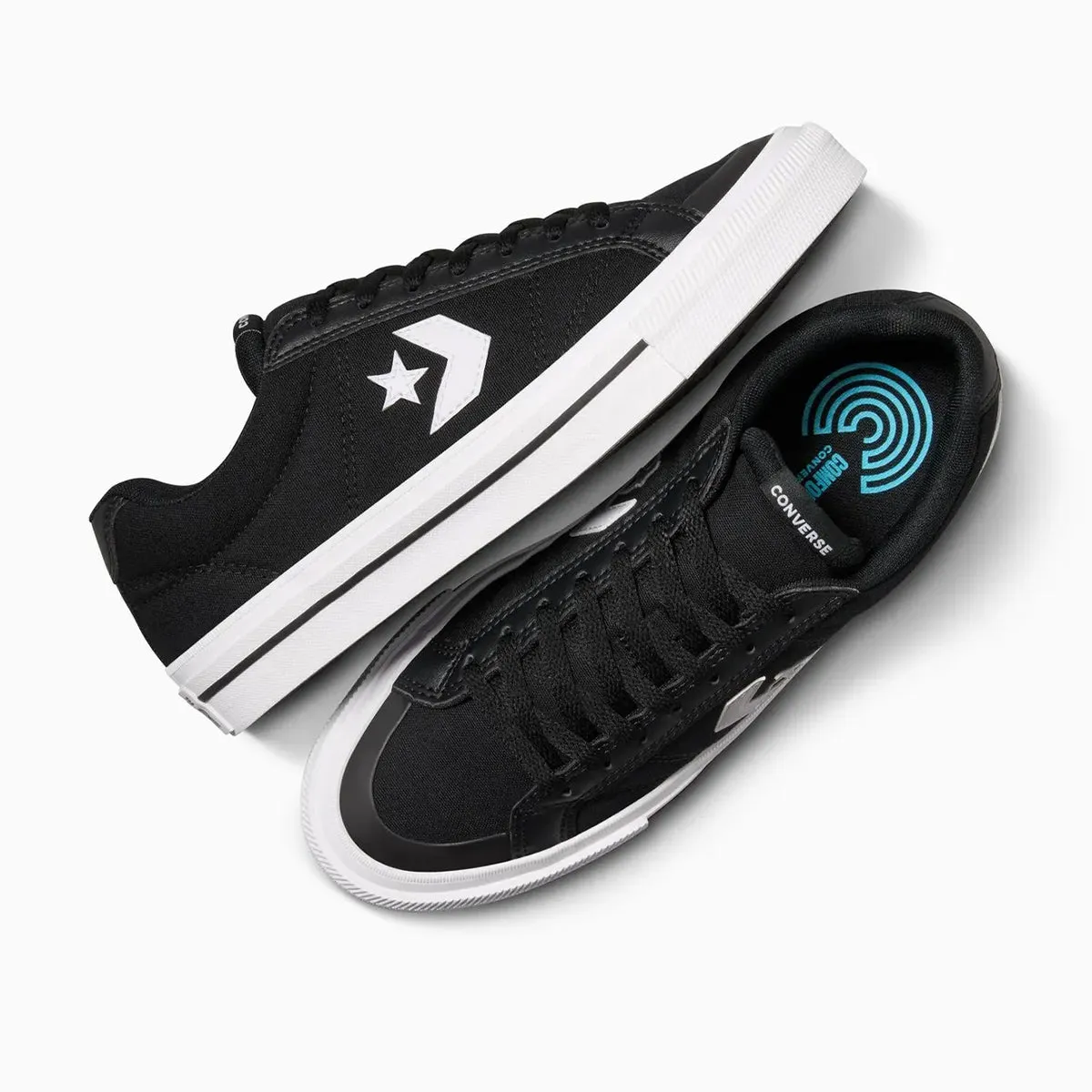 Converse - Sport Casual Low Shoes Black/Black/White