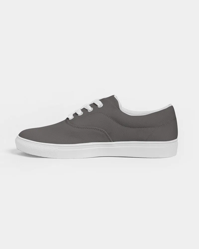 Dark Brown Women's Canvas Sneakers | Women's | Dark Pale Brown | C30M30Y30K60