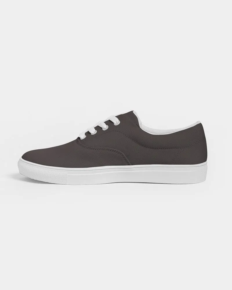 Deep Dark Brown Men's Canvas Sneakers | Men's | Deep Dark Pale Brown | C60M60Y60K60