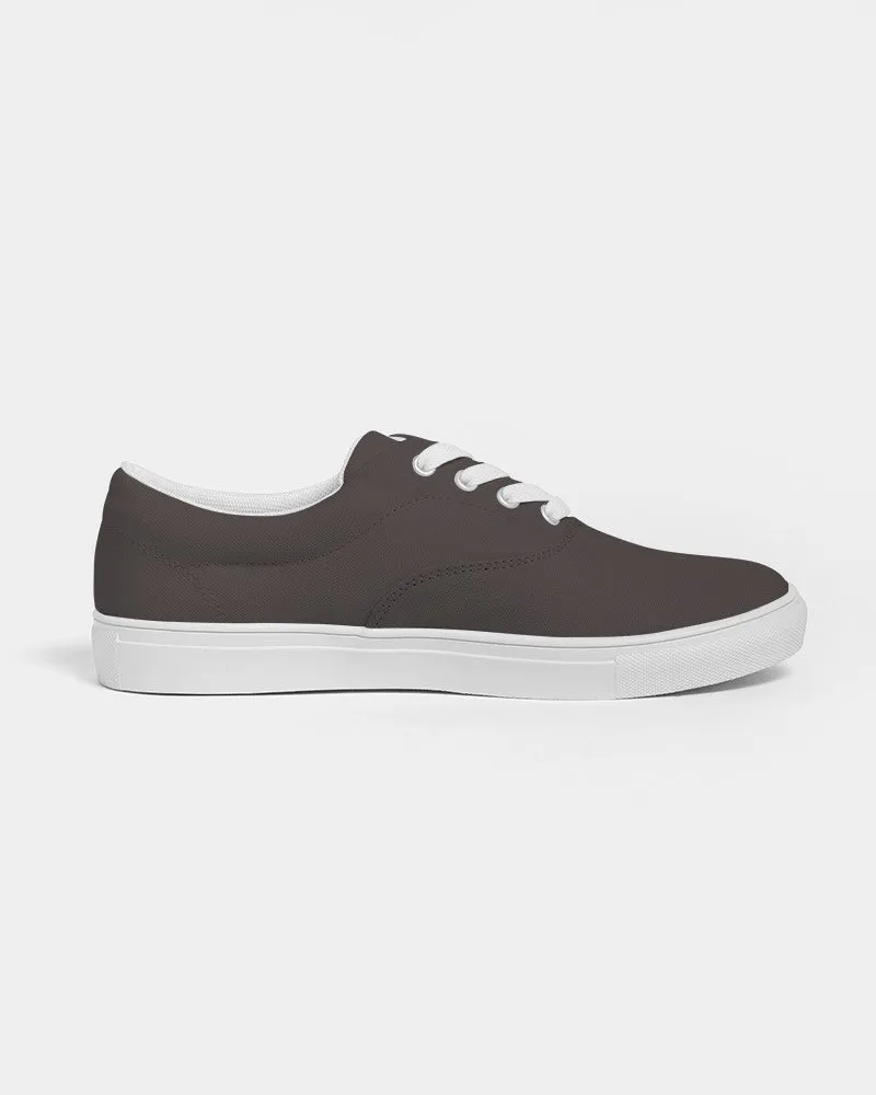 Deep Dark Brown Men's Canvas Sneakers | Men's | Deep Dark Pale Brown | C60M60Y60K60