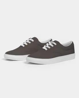 Deep Dark Brown Men's Canvas Sneakers | Men's | Deep Dark Pale Brown | C60M60Y60K60