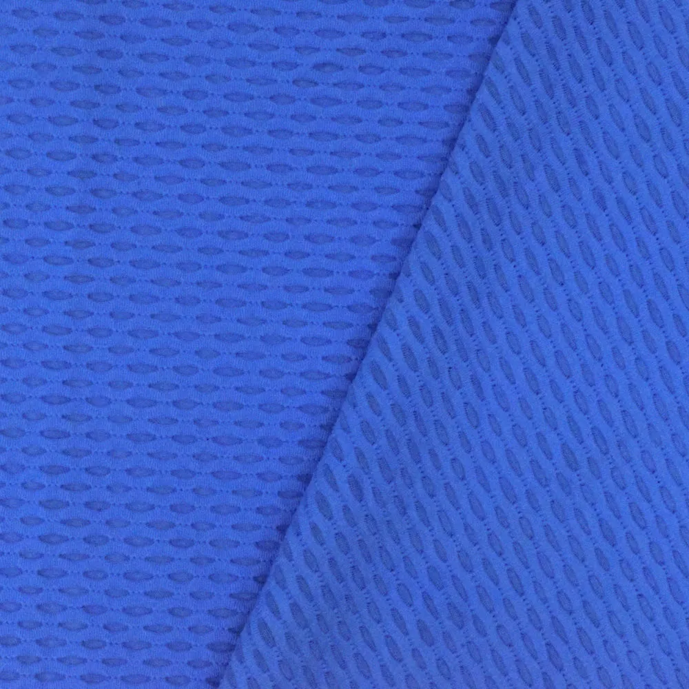 Digital Blue Famous Maker Stretch 3D Mesh Yoga Activewear Fabric