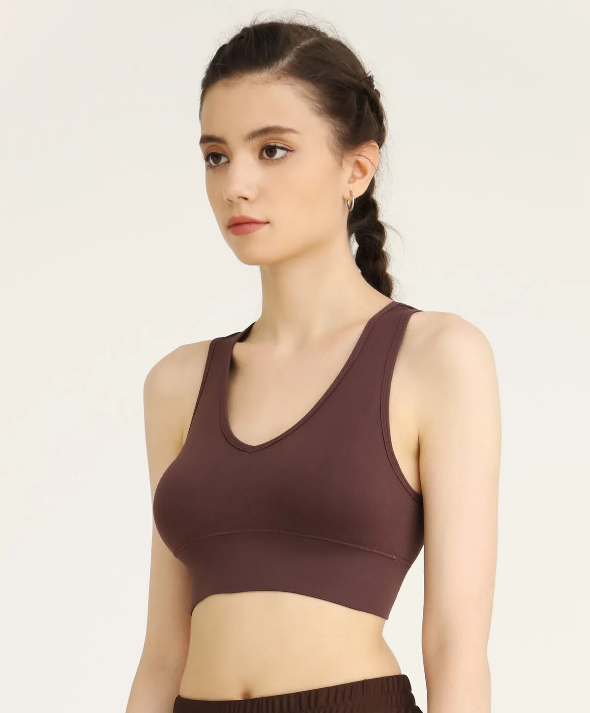 Energized Mindful Strappy Seamless Knit Sports Bra 201-1092S