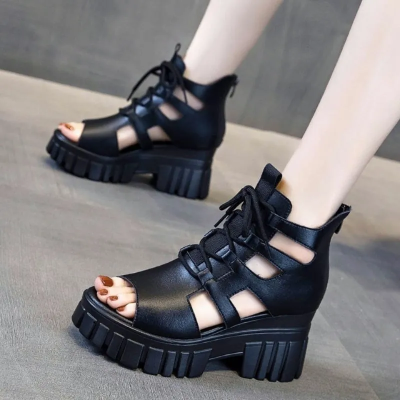 Felicia Platform Roman Sandals