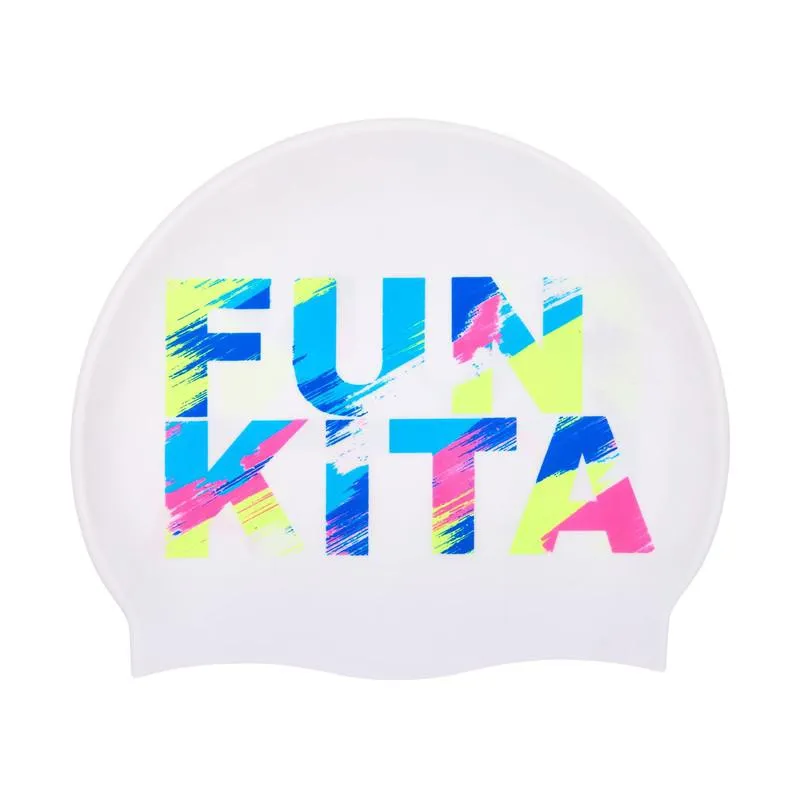 Funkita Silicone Swim Cap | Streaky Strokes