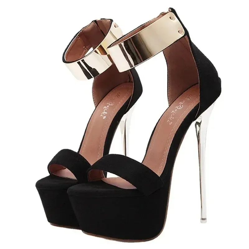 Glamorous Sexy Women’s 16CM High Heel Summer High Platform Open Toe High Heel