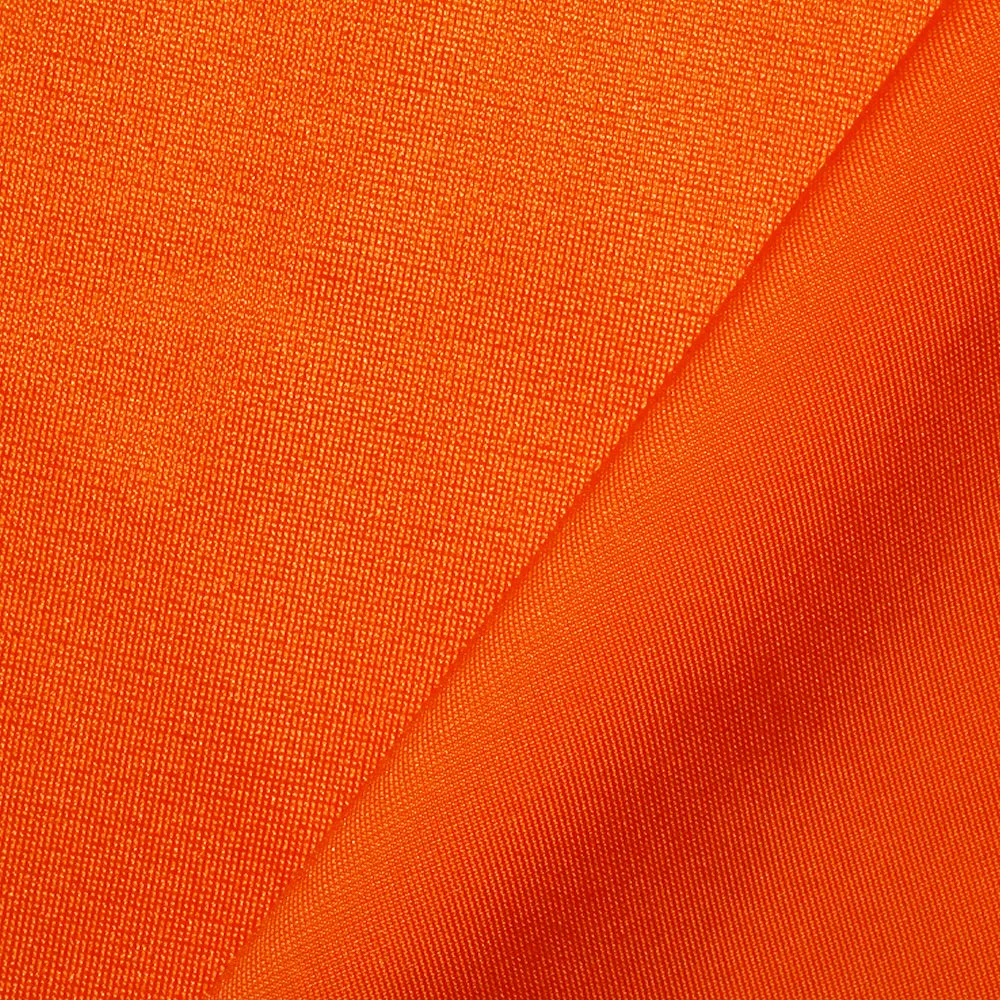 Intensity Orange Famous Maker Solid Stretch Tricot Swimwear Fabric