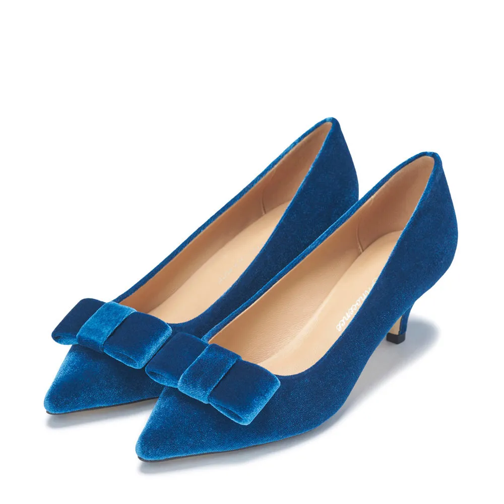 Jacqueline Velvet Navy