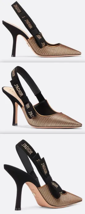 J'adior Slingback Pump with Strass