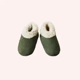 Lambskin Booties - Thyme 0-3 months (000) Thyme