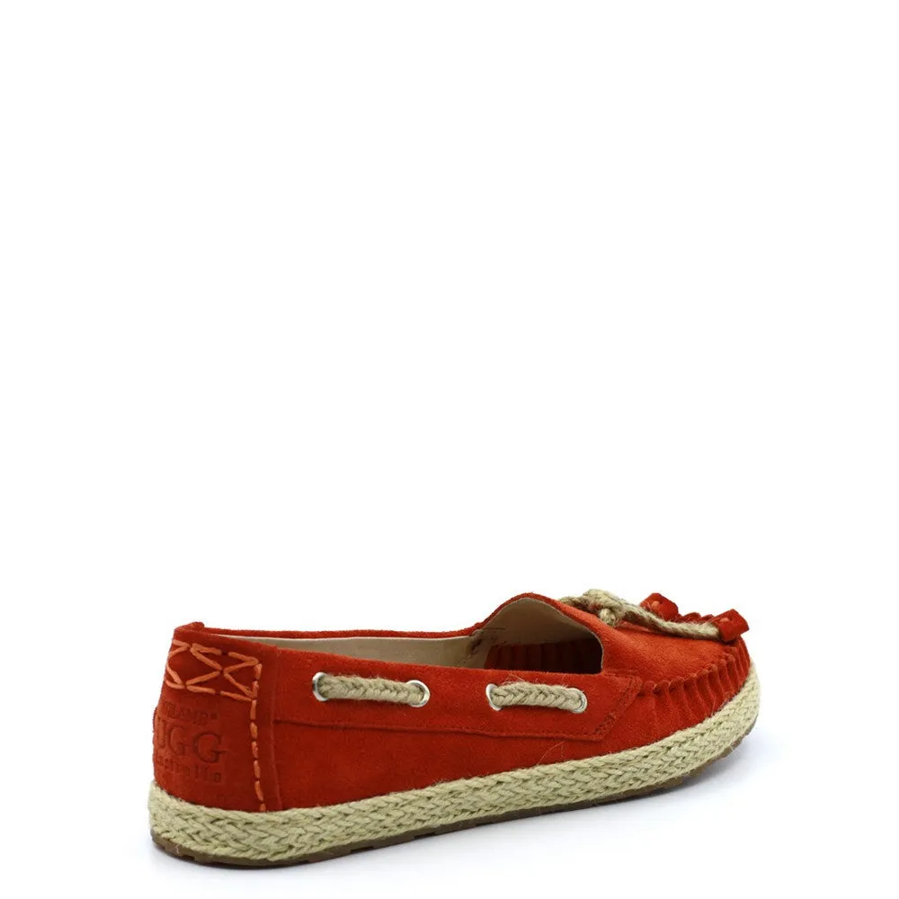 Lexy Deck Shoes - Orange