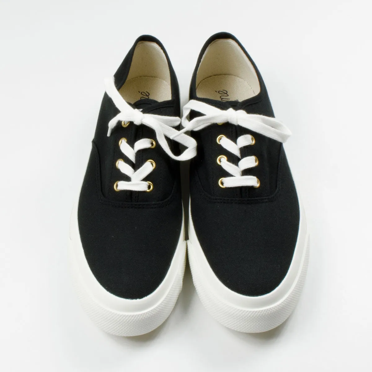 Maison Kitsuné - Canvas Sneakers - Black