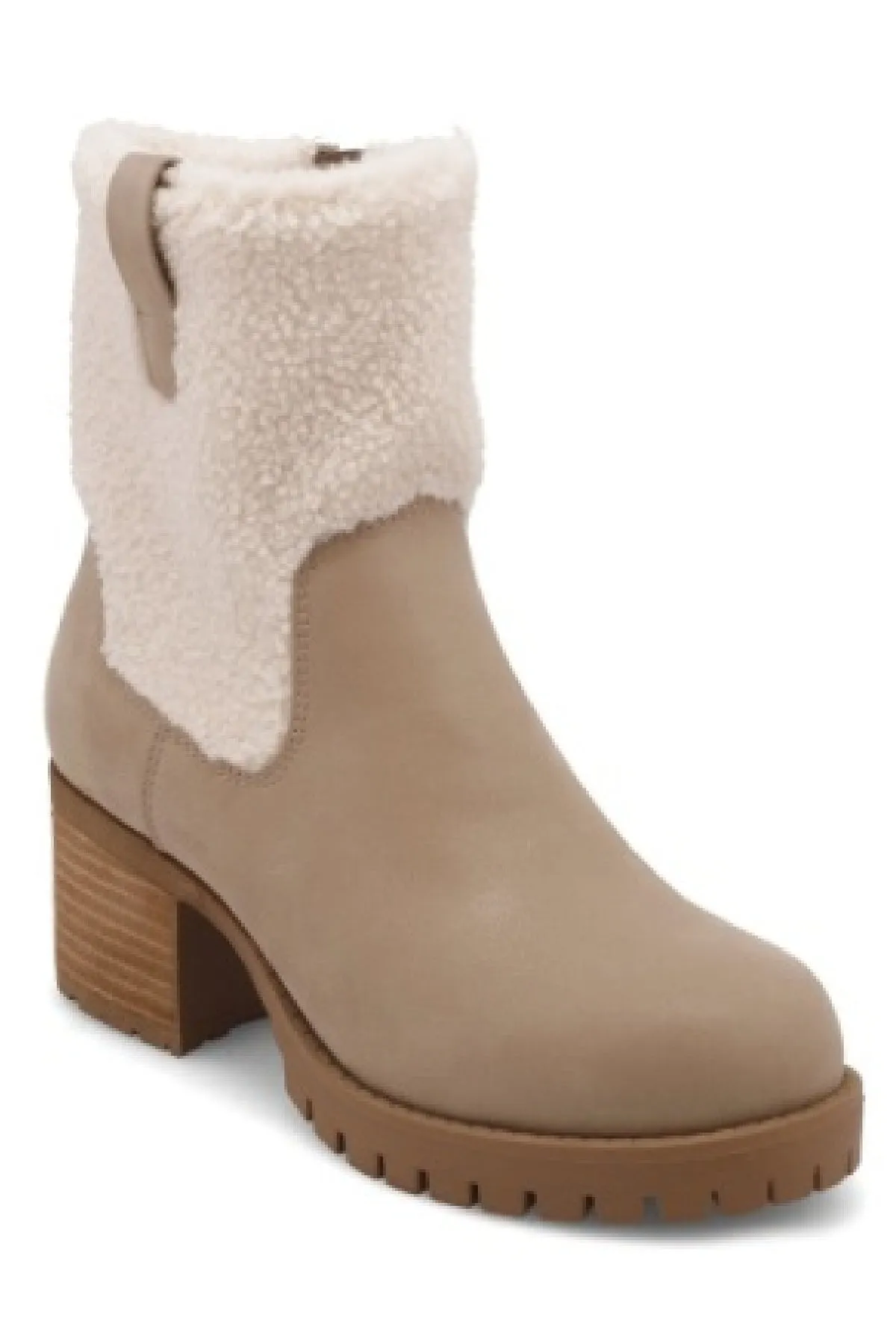 MIA Jakob Sherpa Heeled Booties