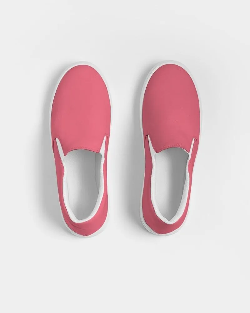 Midtone Pink Slip-On Canvas Sneakers | Men's | C0M80Y40K0