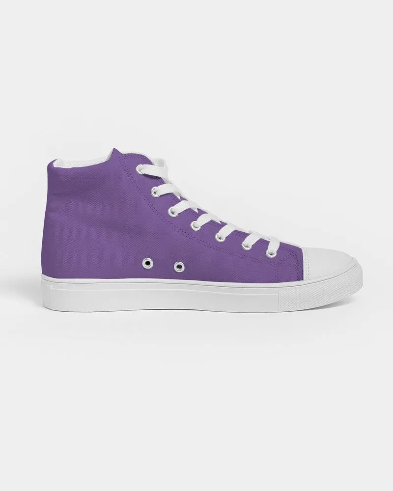 Midtone Violet High-Top Canvas Sneakers | Men's | C60M80Y0K0