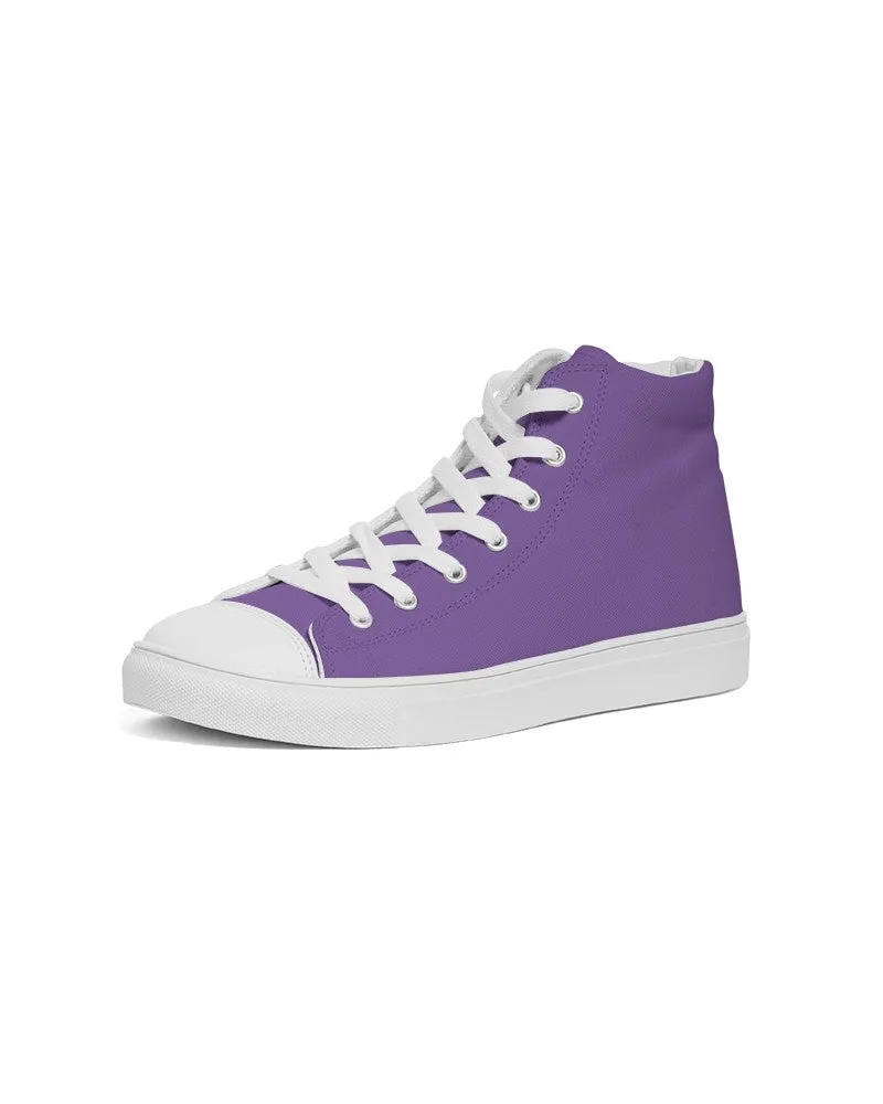 Midtone Violet High-Top Canvas Sneakers | Men's | C60M80Y0K0