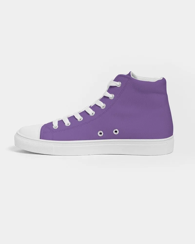 Midtone Violet High-Top Canvas Sneakers | Men's | C60M80Y0K0