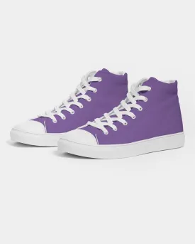 Midtone Violet High-Top Canvas Sneakers | Men's | C60M80Y0K0