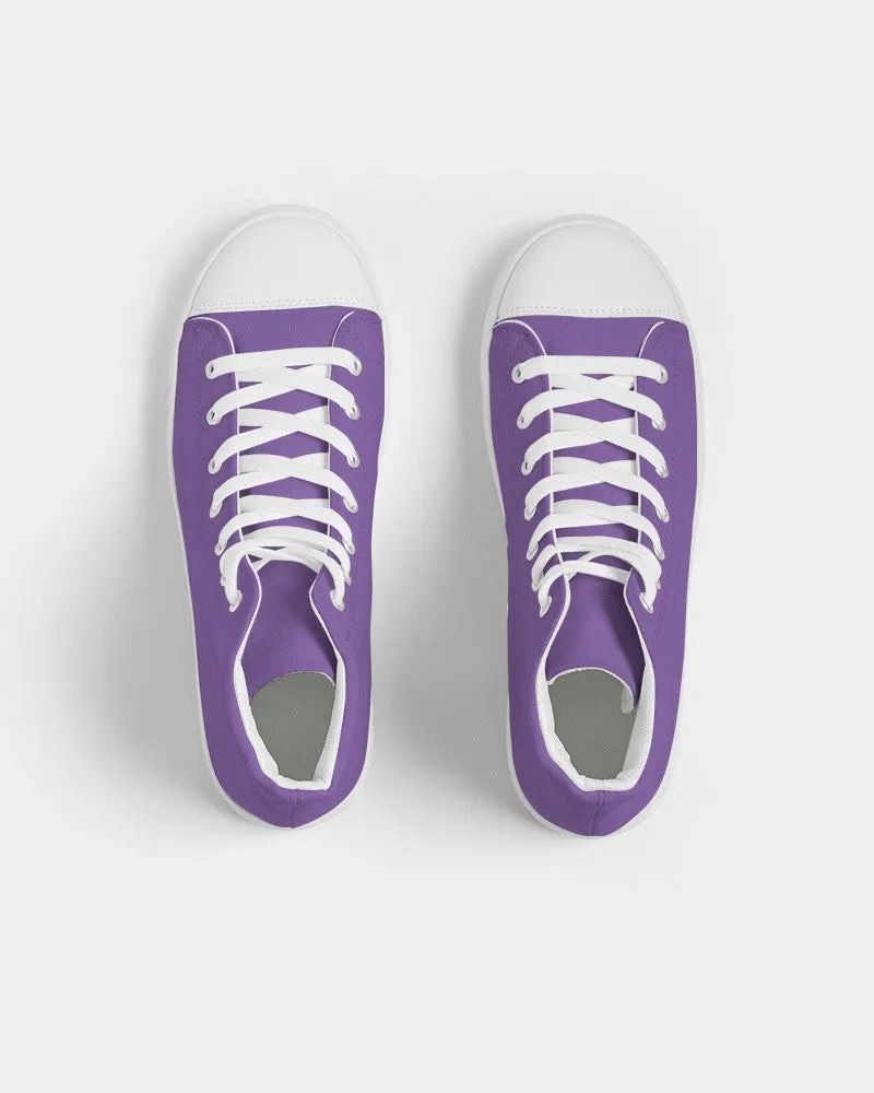 Midtone Violet High-Top Canvas Sneakers | Men's | C60M80Y0K0