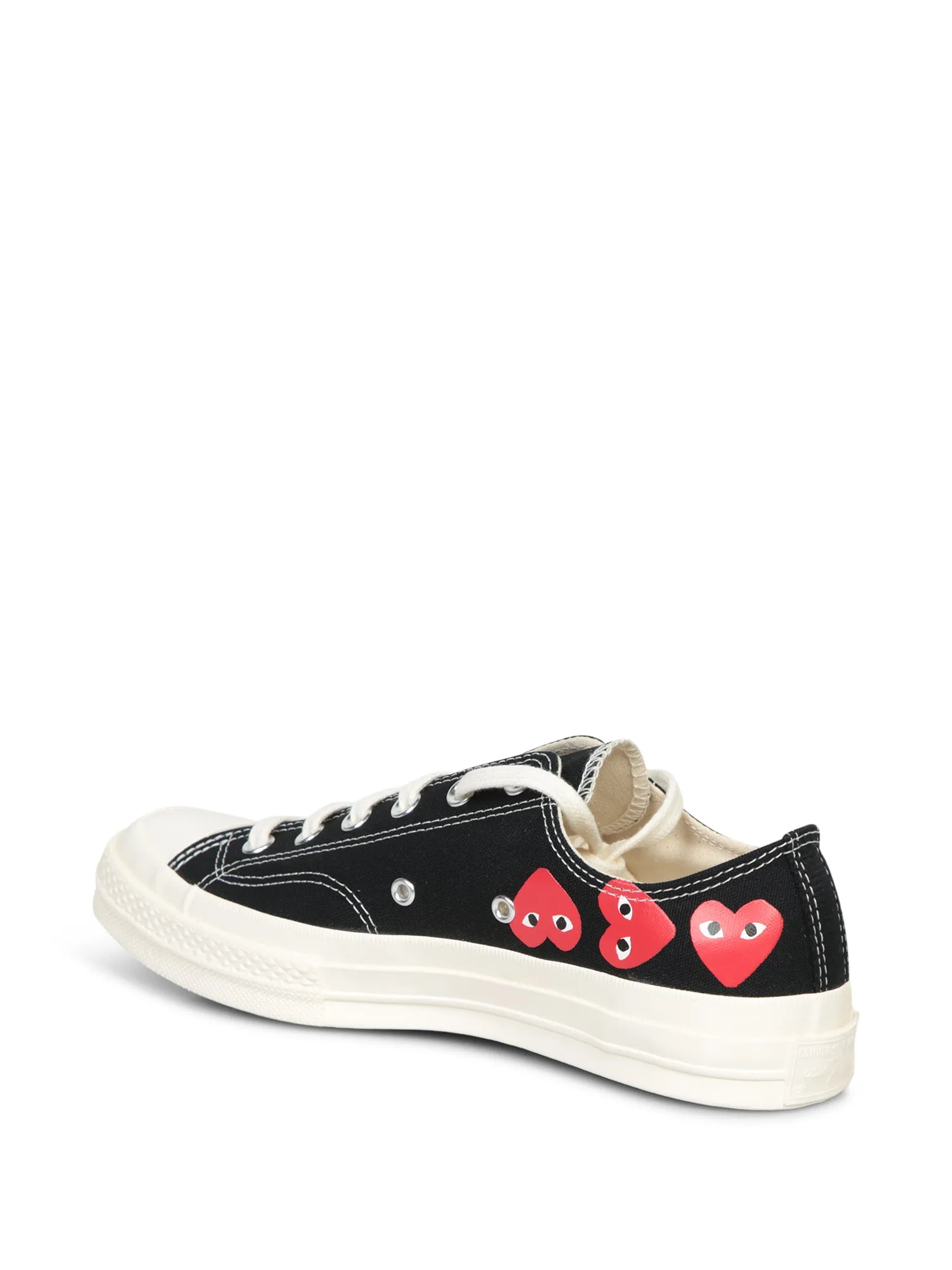 Multi Heart Low Black Sneakers