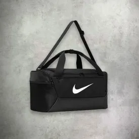 Nike Brasilia Small Duffle Bag Black/White (41L)