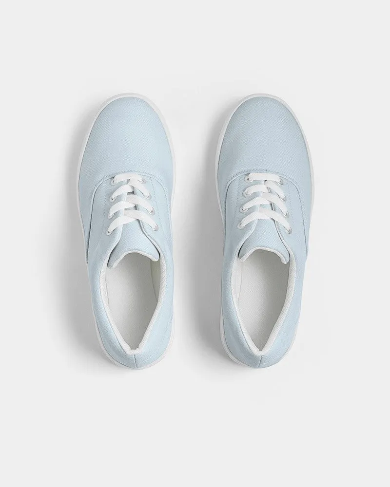 Pale Cyan Women's Canvas Sneakers | Women's | Bright Pale Cyan | C10M0Y0K0