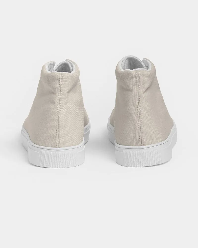 Pale Orange Women's High-top Canvas Sneakers | Women's | Bright Pale Orange | C0M5Y10K0