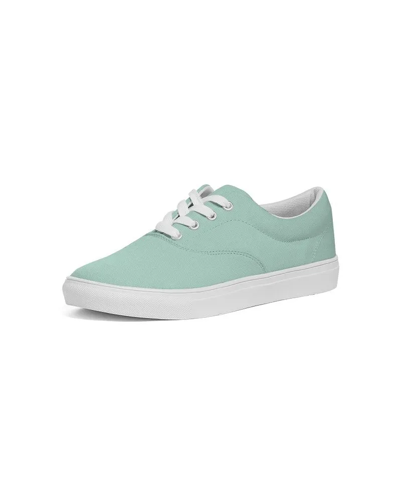 Pale Pastel Cool Green Women's Canvas Sneakers | Women's | Bright Pale Pastel Cool Green | C30M0Y22K0