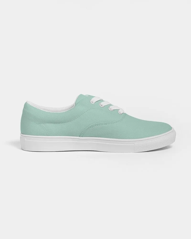 Pale Pastel Cool Green Women's Canvas Sneakers | Women's | Bright Pale Pastel Cool Green | C30M0Y22K0