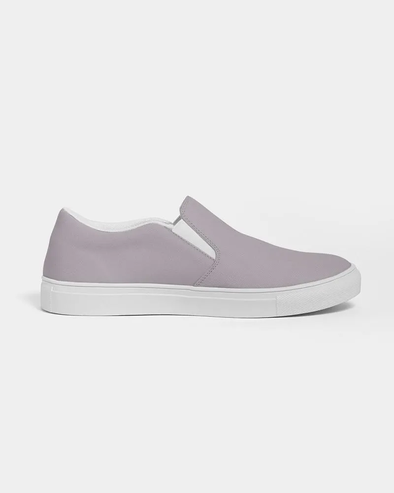 Shaded Pale Magenta Brown Slip-On Canvas Sneakers | Women's | C0M10Y0K30