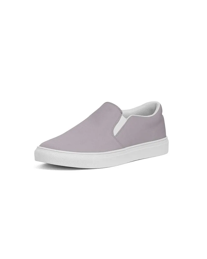 Shaded Pale Magenta Brown Slip-On Canvas Sneakers | Women's | C0M10Y0K30